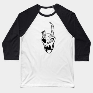 Devilman Head Baseball T-Shirt